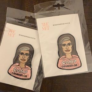 The MET Susan Sontag patch (x2) - CAMP notes on fashion
